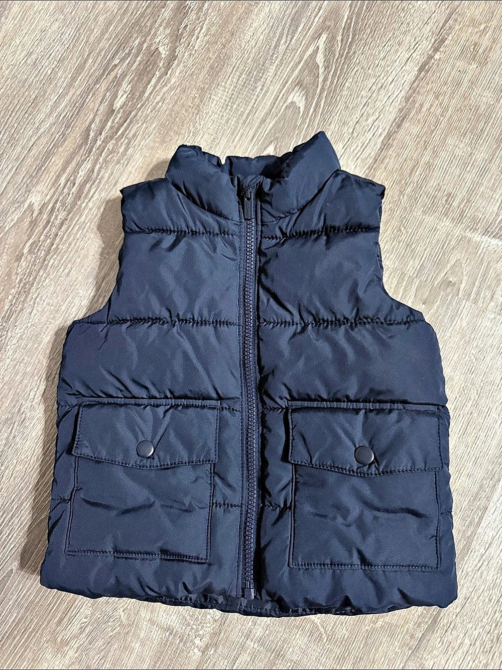 Old Navy Water-Resistant Puffer Vest for Toddler Boys Blue Size 2T